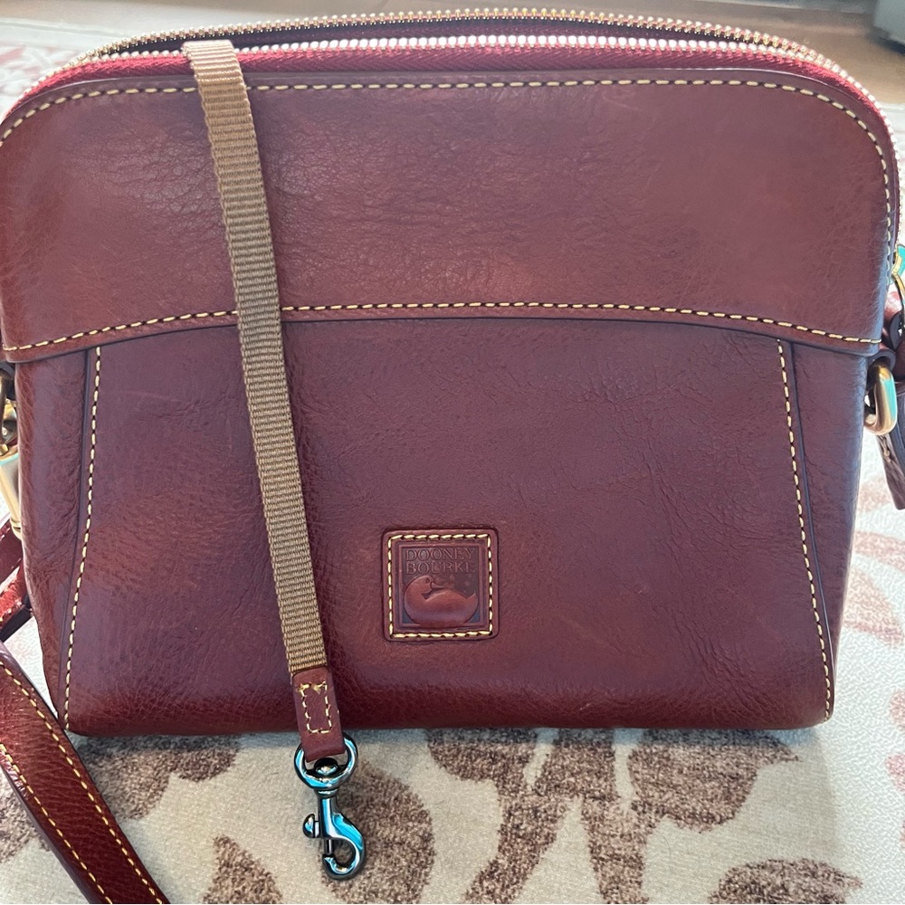 EUC Dooney & Bourke Florentine Vacchetta Leather Bag - Picture 11 of 16
